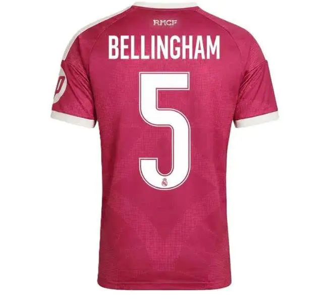 Vintage Pink Football Jersey No.5 | Lightweight Fan Style Sports Shirt