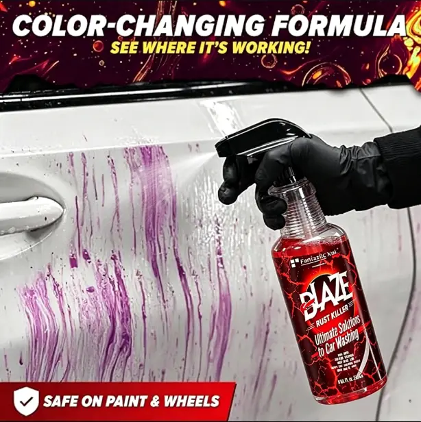 Purple Color Changing Iron Remover 250ml - Heavy Duty Brake Dust & Rust Wheel Cleaner