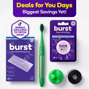 Lime Light Nova Sonic Toothbrush & Whitening Bundle- Includes AAA Battery Sonic Toothbrush,  Wall Mount, Mint Eucalyptus Aroma Black Expanding Floss