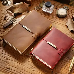 Genuine Leather Travel Journal