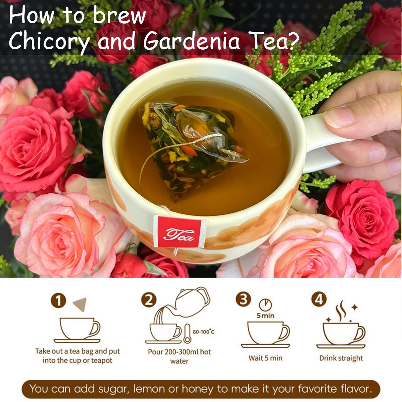 Chicory and Gardenia Honeysuckle LiquoriceHerbal Tea Ready to Eat Convenient I Orange Peel& Chrysanthemum - Cool Relief from Heat |20 TeaBags-B #DealsForYouDavs#summerwins