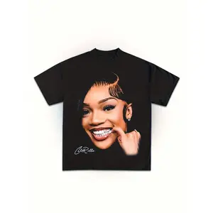 GloRilla Concert Tee Fan Art Rapper GloRilla, Camiseta gráfica para hombre de manga corta