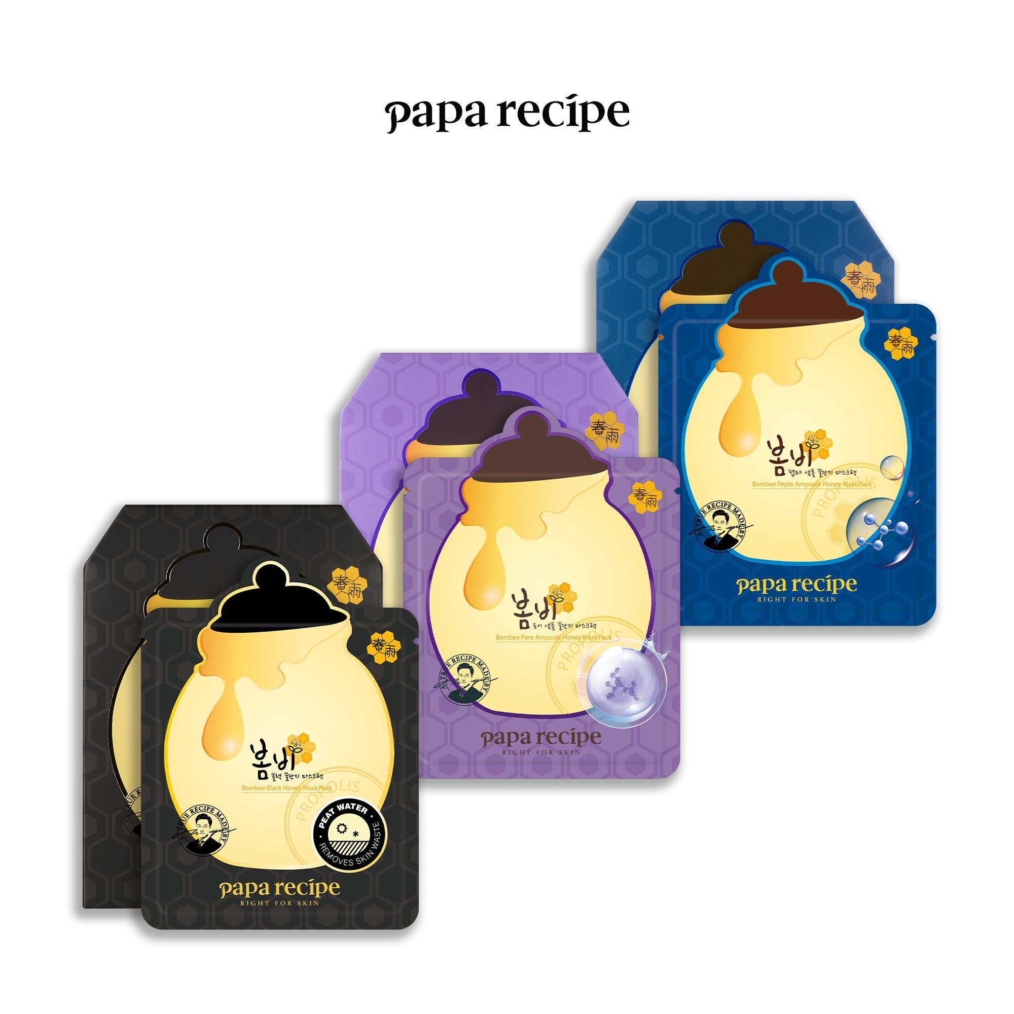 Papa Recipe Mask Trio
