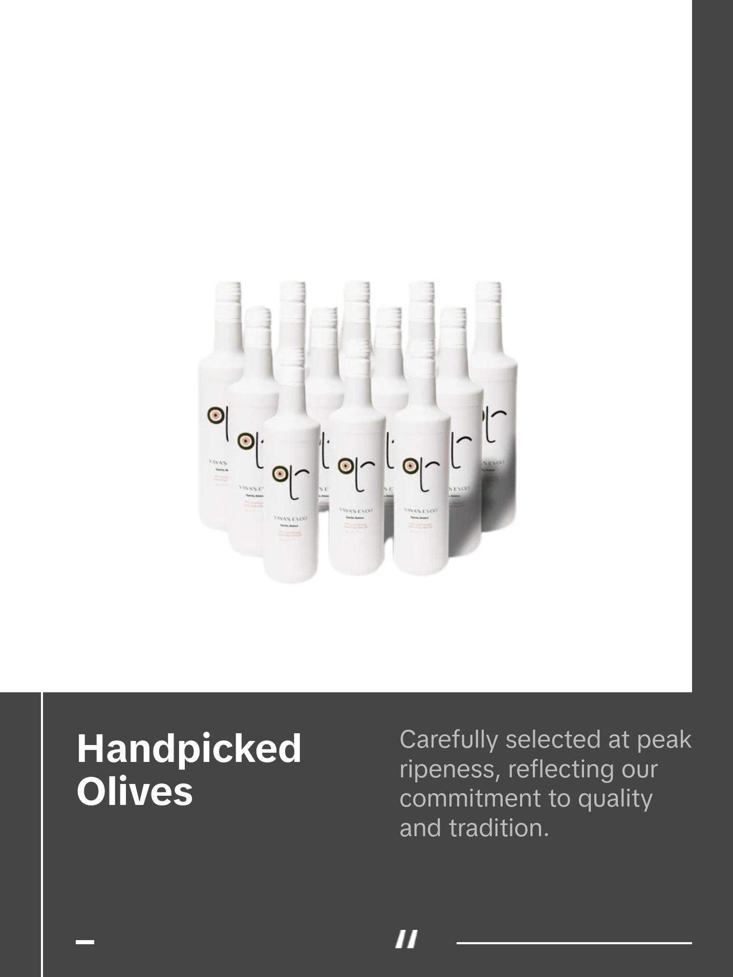 YAYA'S EVOO - Cold Pressed Extra Virgin Olive Oil, Staight from Greece. 100% Pure EVOO, Natural Superfood, High Antioxidant, Polyphenol Rich Fruit