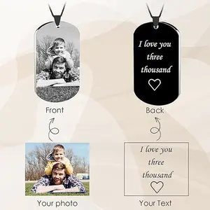 Customized Photo Pendant Necklace,Memories and Special Significance Gifts,Friendship,Family, Besties, Colleagues,Celebrate,Party,Birthdays, Holidays, Anniversaries