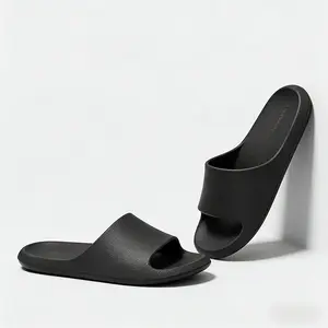 Pillow Slippers for Women and Men | House Slides Shower Sandals Solid Color Soft Summer Beach Shoes with Low Arch Support