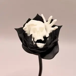 The Tormented Flower - Gothic Dark Home Decor with Decorative Flowers & Plants Purple Black Fruit Ornaments