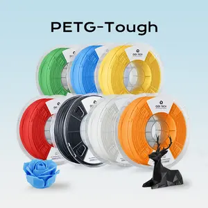 QIDI PETG-Tough 3D Printer Filament, Toughness PETG Filament 1.75mm, 3D Printing Filament 1kg Spool(2.2lbs), Suitable for Hyper Speed Printing, Fit Most FDM 3D Printer