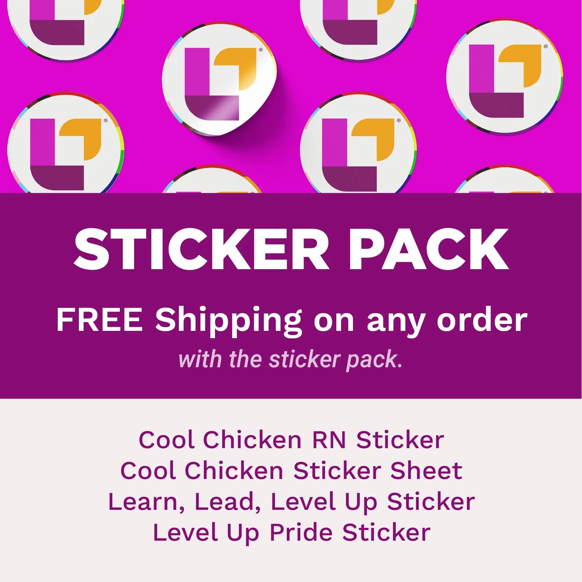 Level Up RN 4-Sticker Super Pack, Decorative Scrapbooking & Stamping Supplies for Encouragement & Flair, 4 Stickers Level Up RN 4-Sticker Super Pack, Decorative Scrapbooking & Stamping Supplies for Encouragement & Flair, 4 Stickers