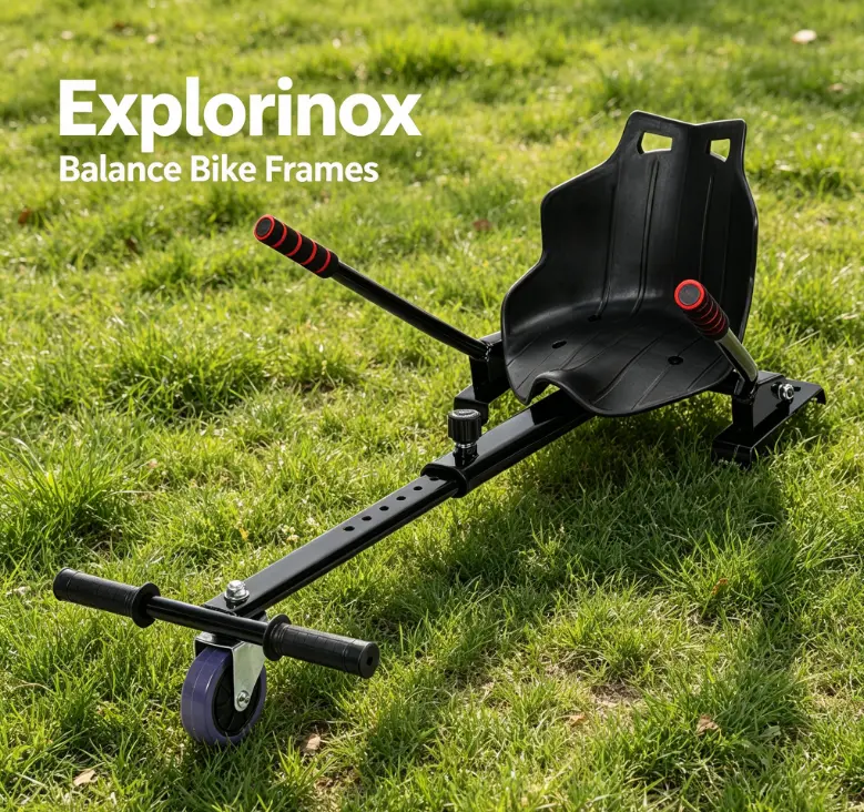 Explorinox Adjustable Seat Attachment for Hoverboard Style Boards, Scooter Accessory Compatible with 6.5”-10” Size Toys & Hobbies Electric Remote Control Toys