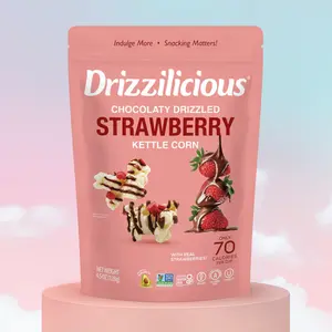 DRIZZILICIOUS Strawberry Kettle Corn 4.5 oz 12 pack