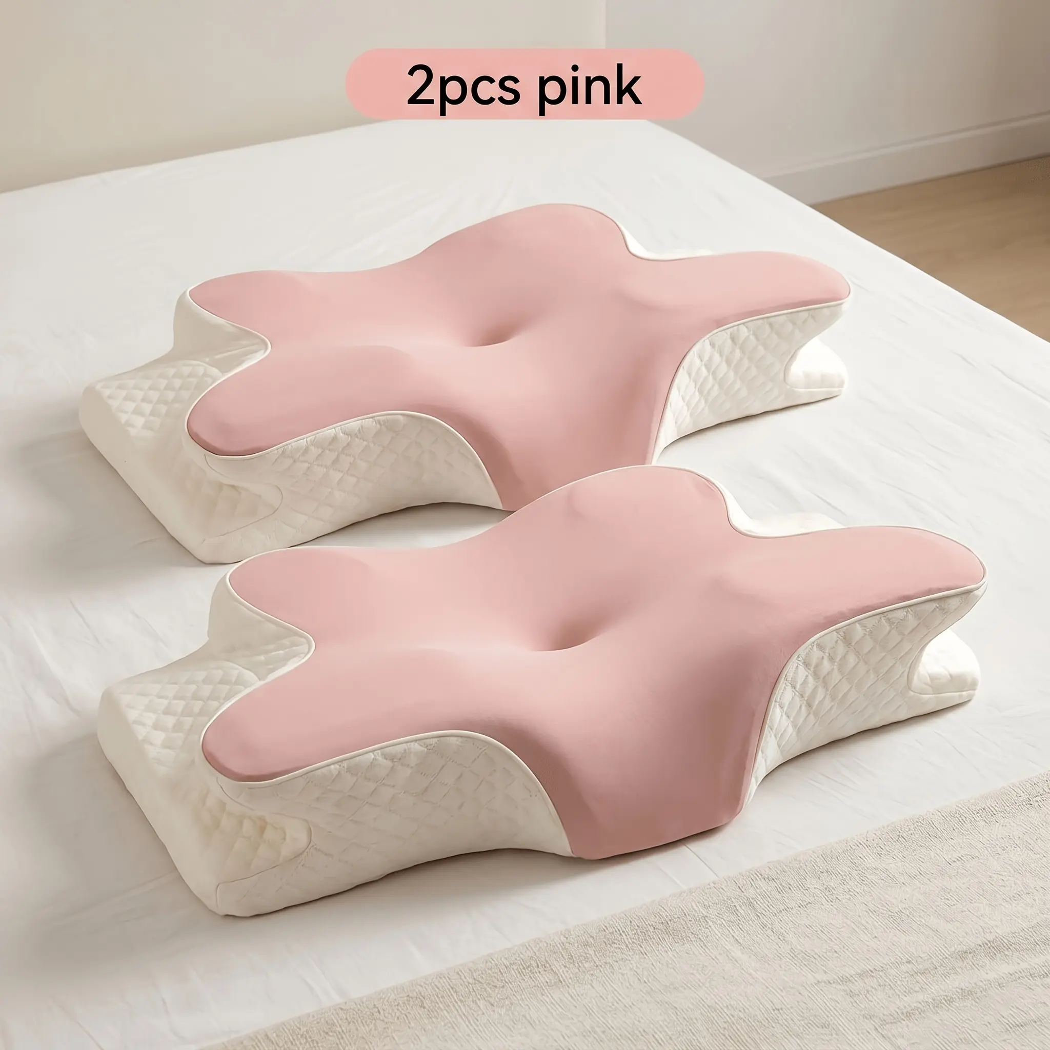 2 pieces of pink