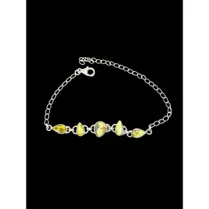 Palomino Variscite Bracelet - Adjustable up to 8.5”