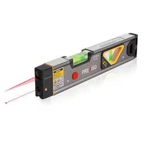 #SpringGlowUp PREXISO 2-in-1 Laser Level 12 in Spirit Level with Light, 100Ft Alignment Point & 30Ft Leveling Line, Magnetic Laser Leveler Tool for Construction Picture Hanging Wall Writing Painting Home Renovation