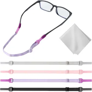 Eye GLE Strap No Tail Sunglasses Straps Cords for Boys and Girls 4 10 5 Inch Multicolor Adjustable Eyewear String Lanyard Retainer