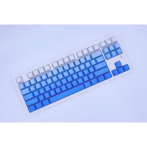 BLUE OMBRE KEYCAPS - OEM keycap set for mechanical keyboards - pc gaming and home office desk setups - gifts for gamers