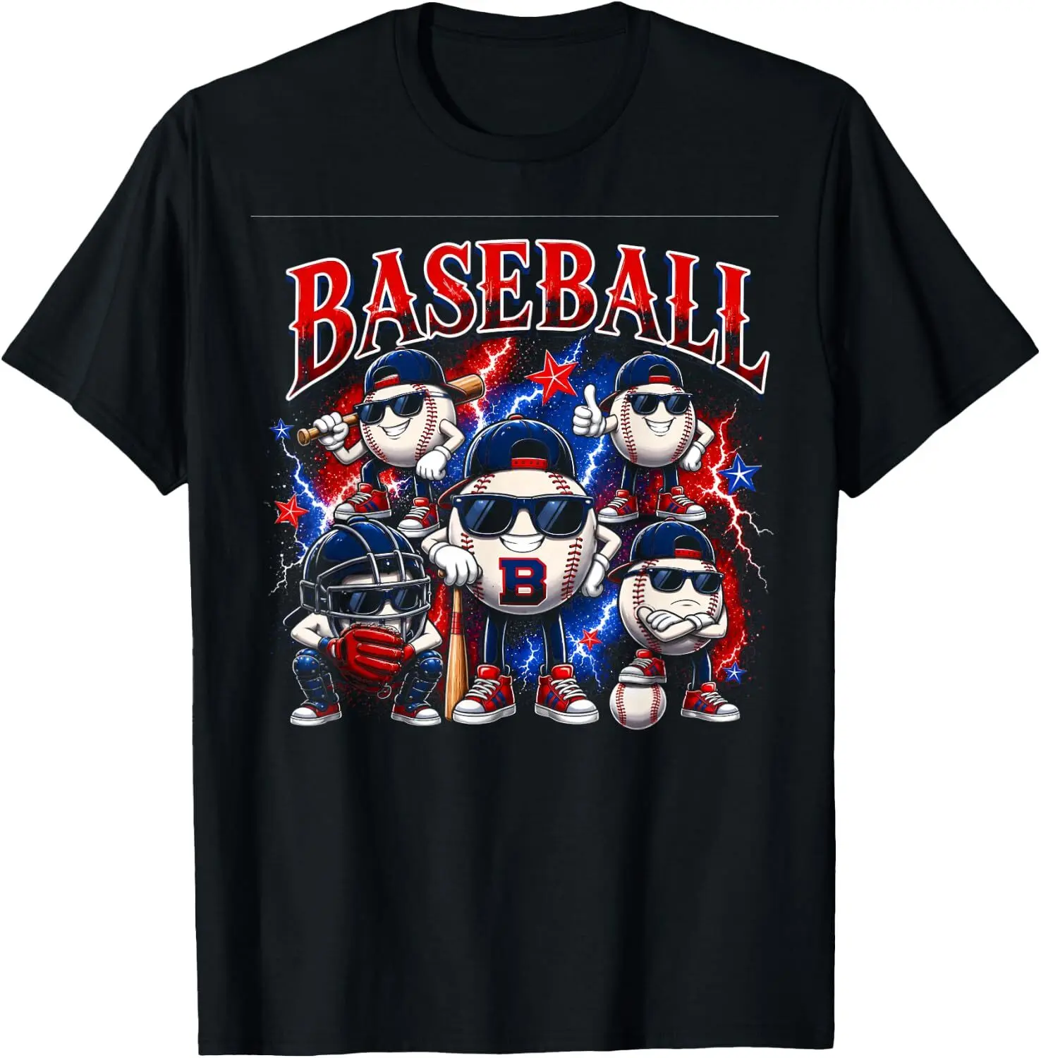Funny Baseball Lifestyle Coach Softball Mens Boys Youth T-Shirt Cotton Fabric Kid