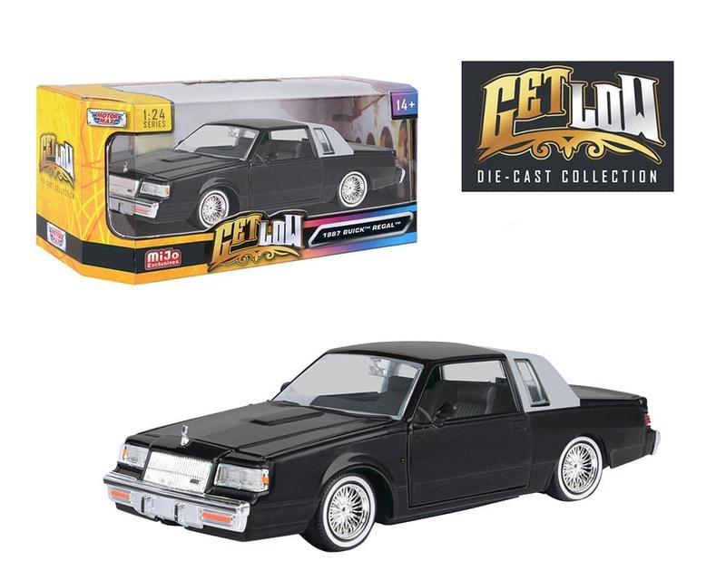Motormax 1:24 1987 Buick Grand National Lowrider – Black Diecast Model Toy Car