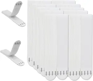 Small Picture Hanging Strips Heavy Duty,40-Pairs(80 Strips) Sticky Picture Hangers for Walls Hanging Without Nail,Damage Free No Nails Refill Adhesive Poster Frame Mounting