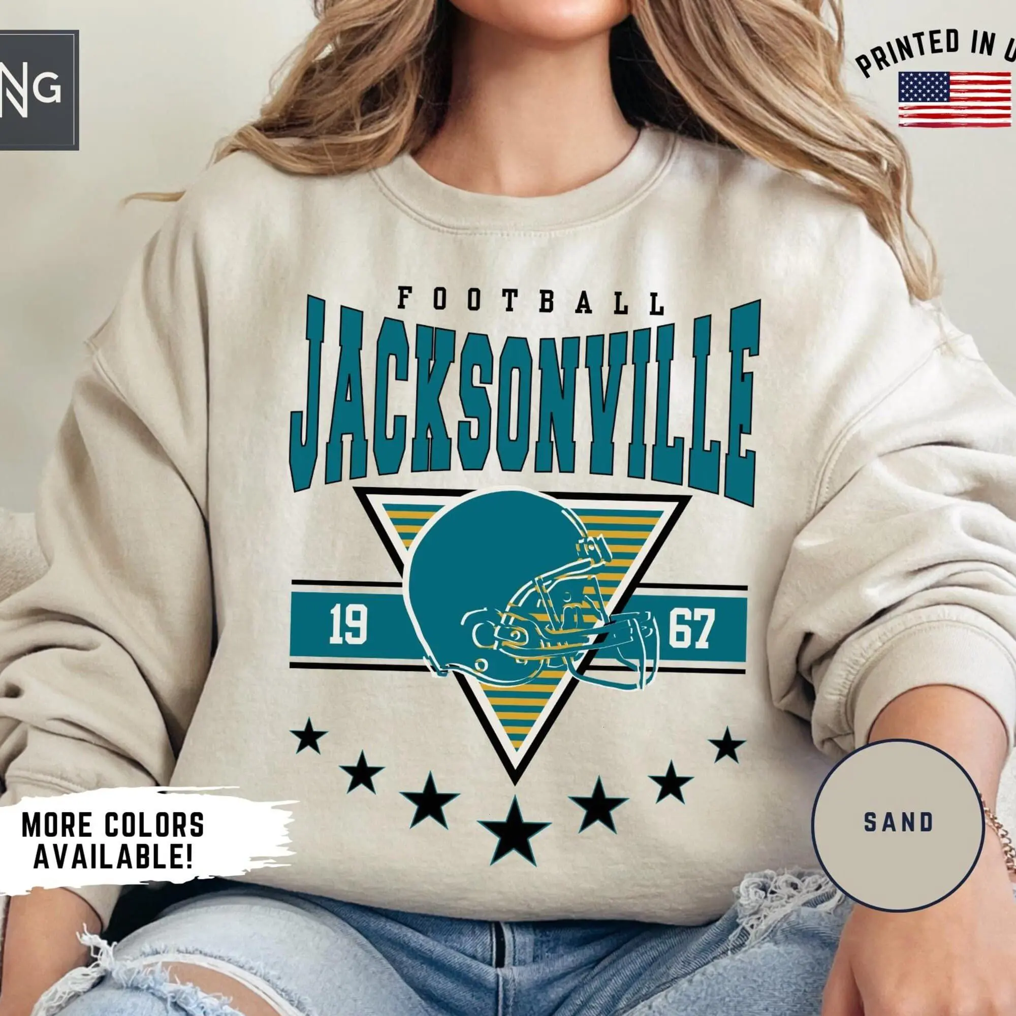 Jacksonville Football Sweatshirt, Jaguar Football Gameday Sweatshirt, Jaguar Football Shirt, Jacksonville Sports Fan, Vintage Jaguar Shirt