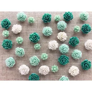 24Pcs Decorative Pushpins,Cork Board Tacks,Bulletin Board Tacks,Thumb Tack Decorative for CorkBoard, Office Organization or Home, Green