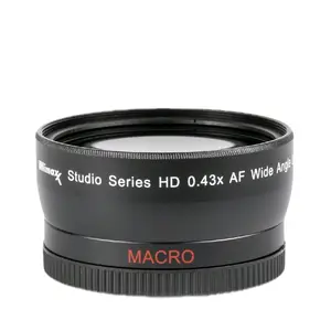 Ultimax Professional Wide Angle Lens with Macro 49mm 0.43X for Camera Photography
