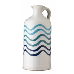 Made in Italy Handmade Waves Ceramic Cruet