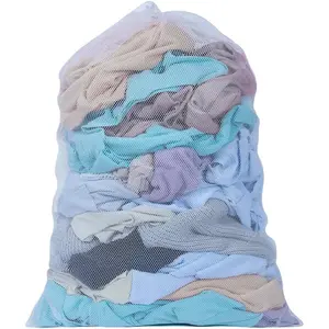 Heavy Large Mesh Laundry Bags,24 x 36 inches Travel drawstring Laundry Washing Bags for Dirty Clothes Storage, laundry bag suitable for university, dormitory, travel, family, and apartment residents