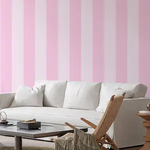 Fresh Simple Style Vertical Striped Wallpaper, PVC Self-Adhesive Peel & Stick Home Decor, Suitable for Sofa Background Wall Bedroom, Decorative Wallpaper