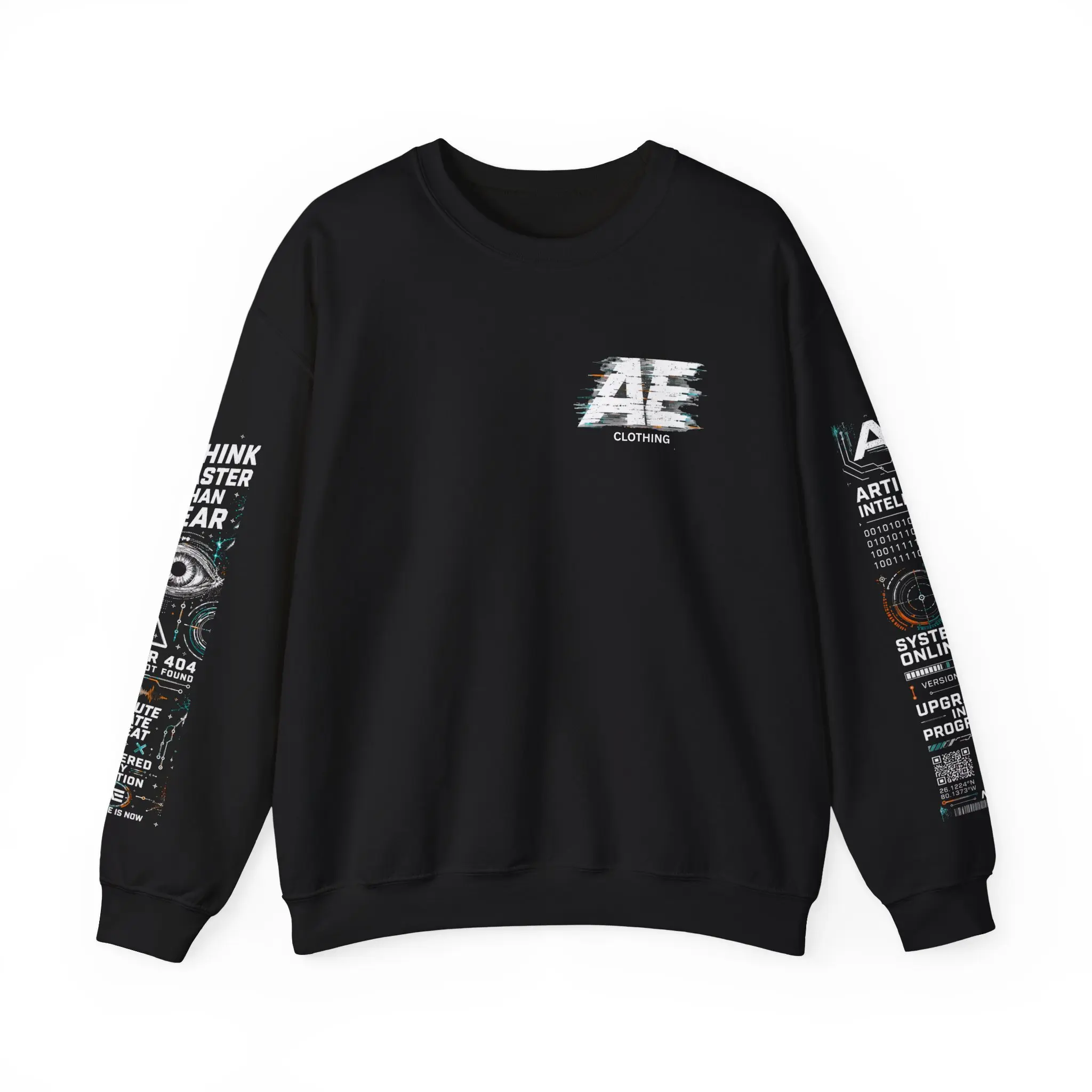 Glitched AE Logo Crewneck