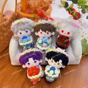 Plushie Love and Deepspace Xavier Zayne Rafayel Sylus Caleb Flower 10cm Doll Toy Plush Body Stuffed Bib Game Cosplay