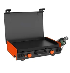 Blackstone Adventure Ready 20"x14" 2-Burner Propane Camping Griddle with Latching Hood and Handle