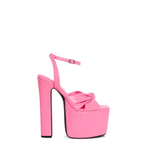 Cheers To U Platform Sandals - Pink