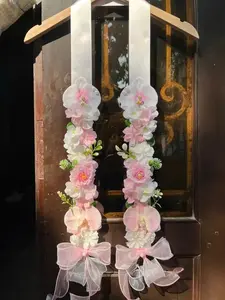 Handmade Floral Ribbon Lei Stole – Personalized Graduation Sash for Seniors