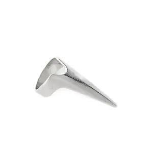 Metal Hair Parting Ring 1 PC - Simple Design with Clear Edge, Ideal for Everyday Use
