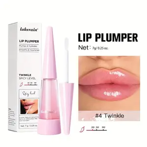 Plump and Full Lip Liquid Lip Oil - Hydrated and glossy pout, not dry, not sticky, long-lasting moisturizing and nourishing, Hydrating, easy to use, suitable for all skin types, a perfect choice; an ideal gift choice for beauty enthusiasts/makeup lovers
