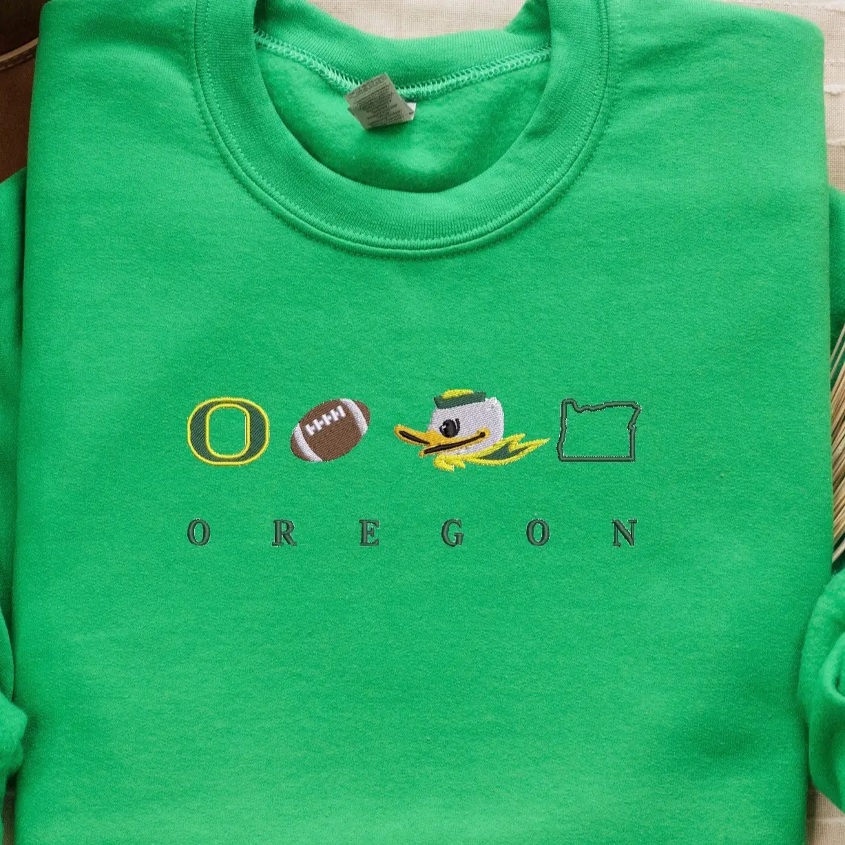 Unisex UO Embroidered Sweatshirt, Hoodie, T-Shirt - Customizable - Fit, Embroidery Pullover Womenswear Customized Oversized Tops Comfort