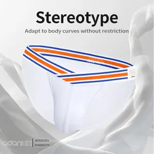 3 Pcs Sexy V-Cut Men's Briefs - Modal Seamless Low-Rise Underwear with U-Pouch for Sports & Fitness