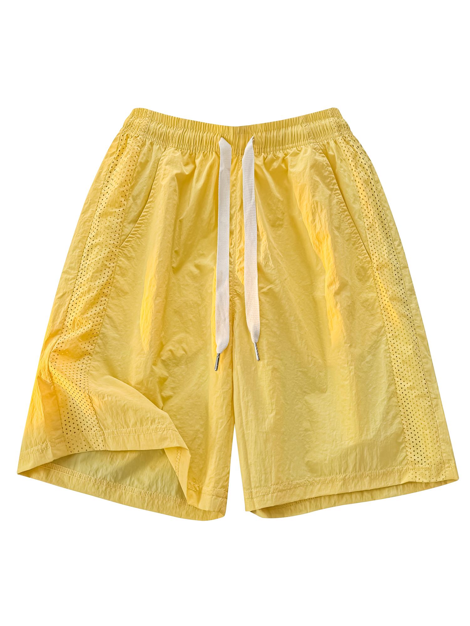 2PACK Men's Summer Quick Dry Mesh Shorts, Breathable Casual Athletic Shorts for Gym, Beach & Daily Wear, Trendy Streetwear