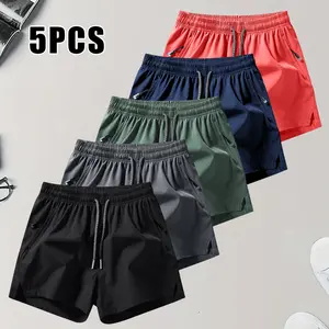5-Pack Summer Sports Leisure Shorts Made from Made of polyester fabric, Quick-Drying And Breathable, Perfect for Camping, Hiking, Cycling, And Running Workouts. Pool Sports, And Casual Holidays