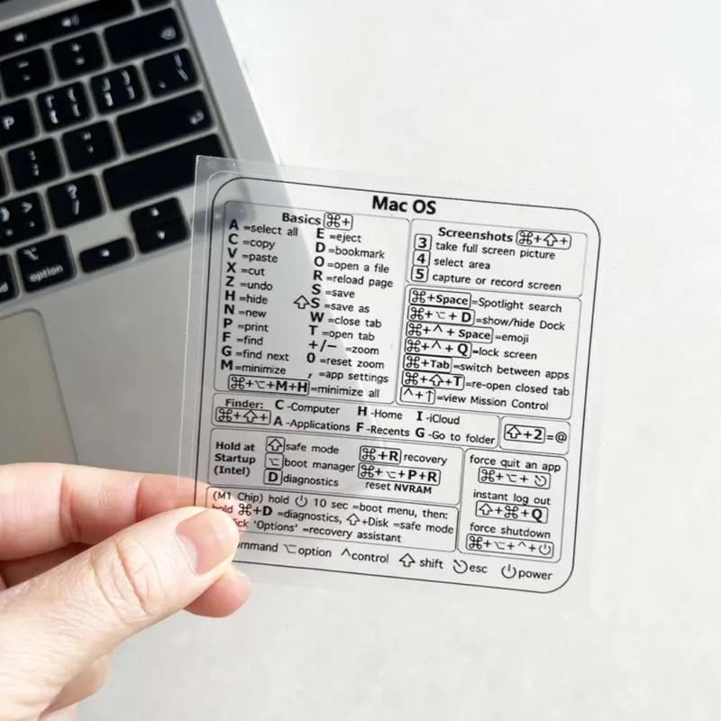 Laptop Keyboard Shortcut Sticker for Summer, Universal Keyboard Short ...