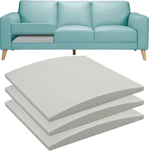 Couch Cushions Support for Sagging Seat -20"X 20"Curved Foam Sofa Cushion Support Board,Grey Couch Supporterfor Under The Cushions,Set of 3