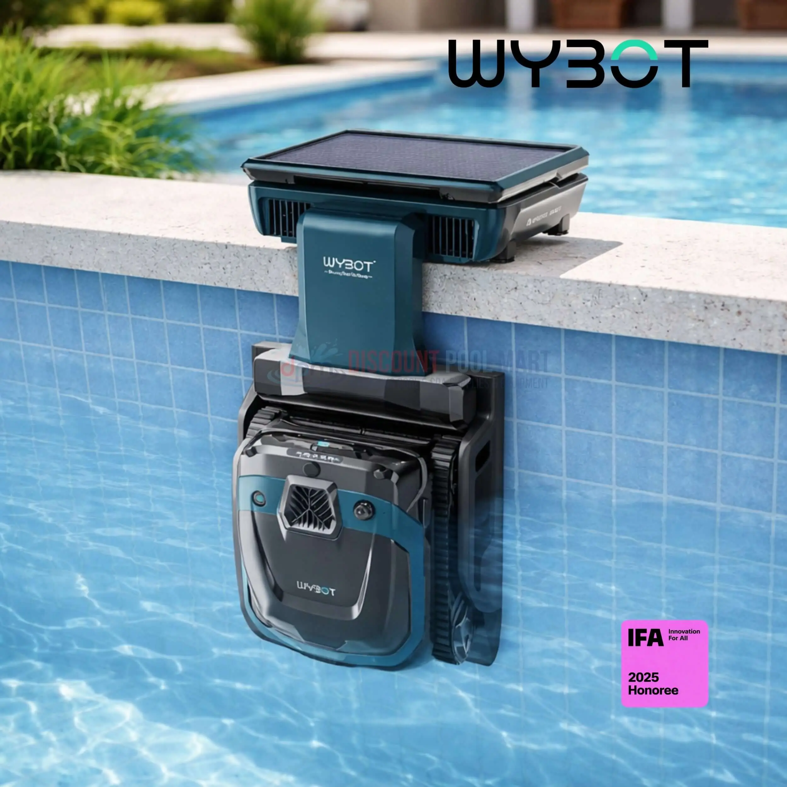 WYUS-S3 | Wybot S3 Auto Docking & Self-Cleaning Solar Robotic Pool Cleaner
