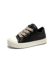 Men's Fashionable Lace Up Front Platform Sneakers, Casual Comfortable Breathable Sports Shoes, Male All-match Round Toe Shoes for Daily Wear