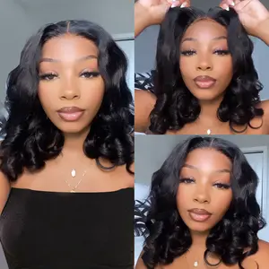 Asteria Hair Ready To Go Bob Wig 7x4 Pre Cut Lace Closure Bob Wig Glueless Human Hair Wig Pre Plucked