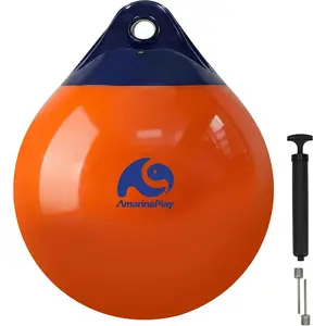 Boat Buoy Balls,Anchor Buoy Float Ball,Boat Mooring Buoy Balls,Boat Buoy Bumpers Round Boat Fenders Ball Boat Bumpers for Docking/Anchor Marker,Marine Grad