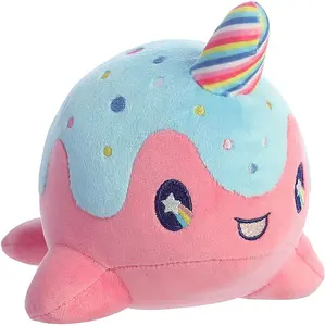Aurora - Tasty Peach - 7" Lollipop Nomwhal Plush