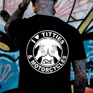 I LOVE TITTIES MOTORCYCLES S*xy B*obs Tshirt, Hoodie, Sweatshirt, Aesthetic Tatoo Outfits, Streetwear Style, Retro Vintage Y2k Men Graphic Tees, tattoo,  Hoodie, Sweatshirt