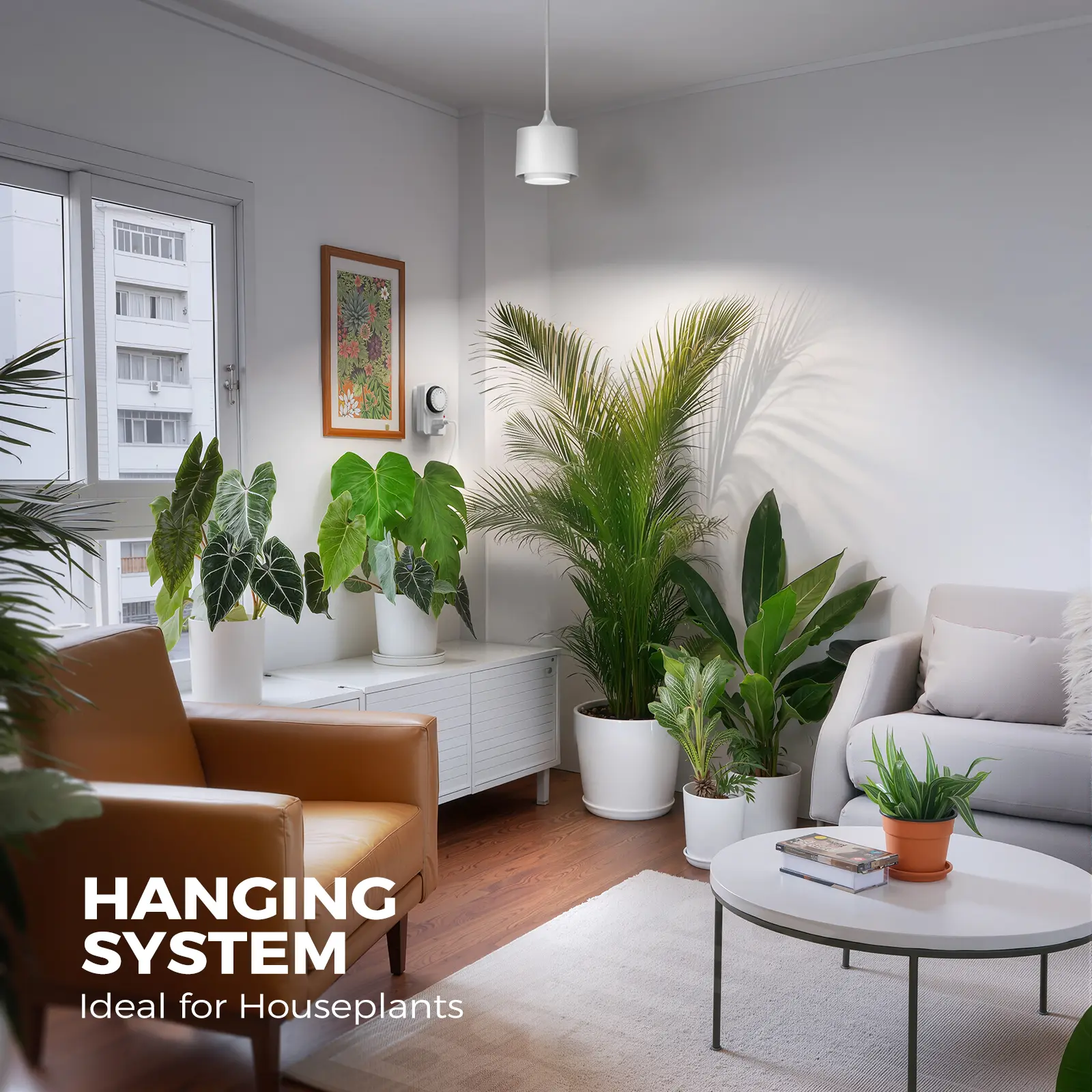 Barrina TR40 Hanging Plant Lights for Indoor Growing, 40W 5000K