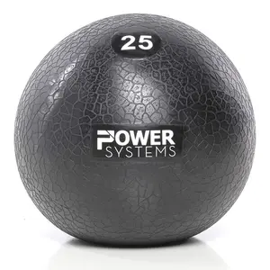 Power Systems Mega Slam Ball, 25 Lbs, Fitness Training, Durable Black Exercise Equipment